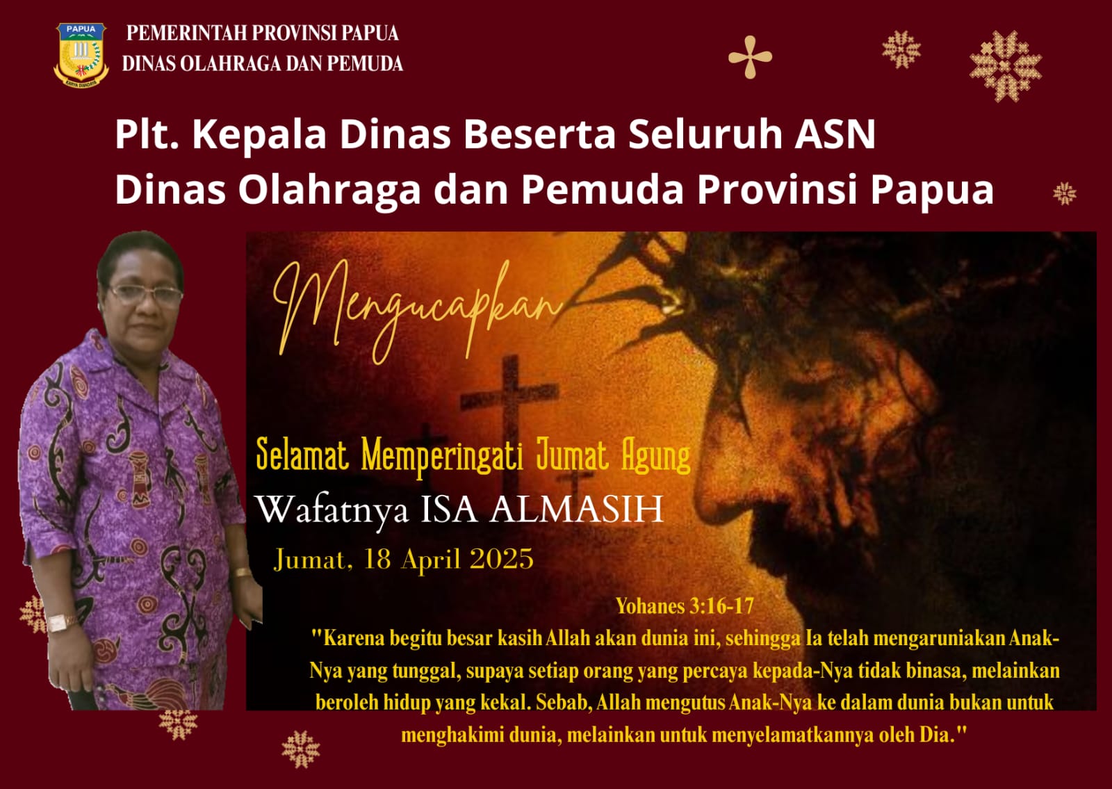 SELAMAT MERAYAKAN JUMAT AGUNG TAHUN 2025