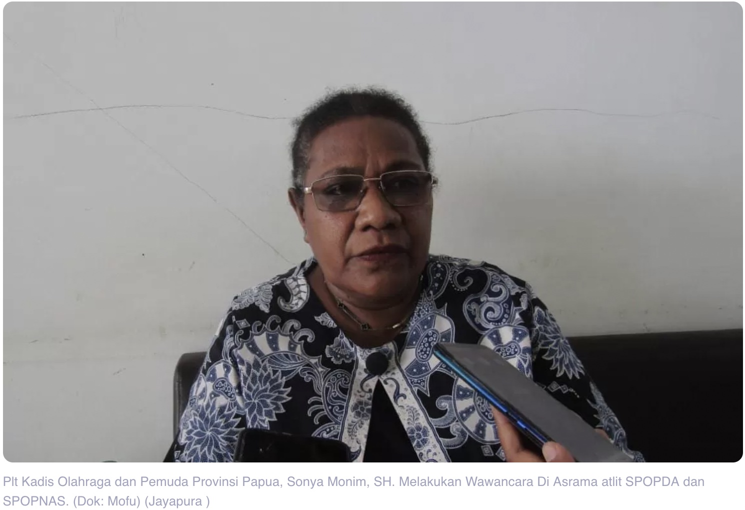 Plt Kadispora Provinsi Papua Sonya Monim Gelar Evaluasi dan Penyusunan Program