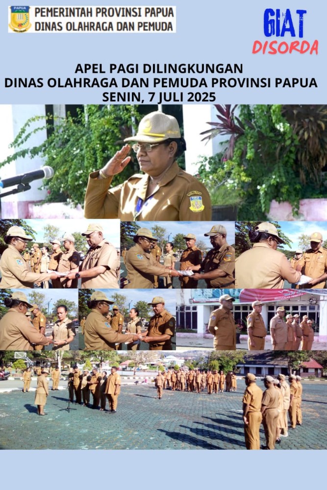 APEL PAGI 05 JULI 2025 DI LINGKUNGAN DISORDA PAPUA