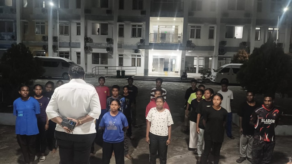 Apel Malam Bagi Atlet Sentra Pembinaan Olahragawan Daerah Provinsi Papua