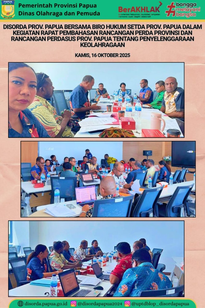 Rapar Pembahasan Pra Raperda Provinsi Papua