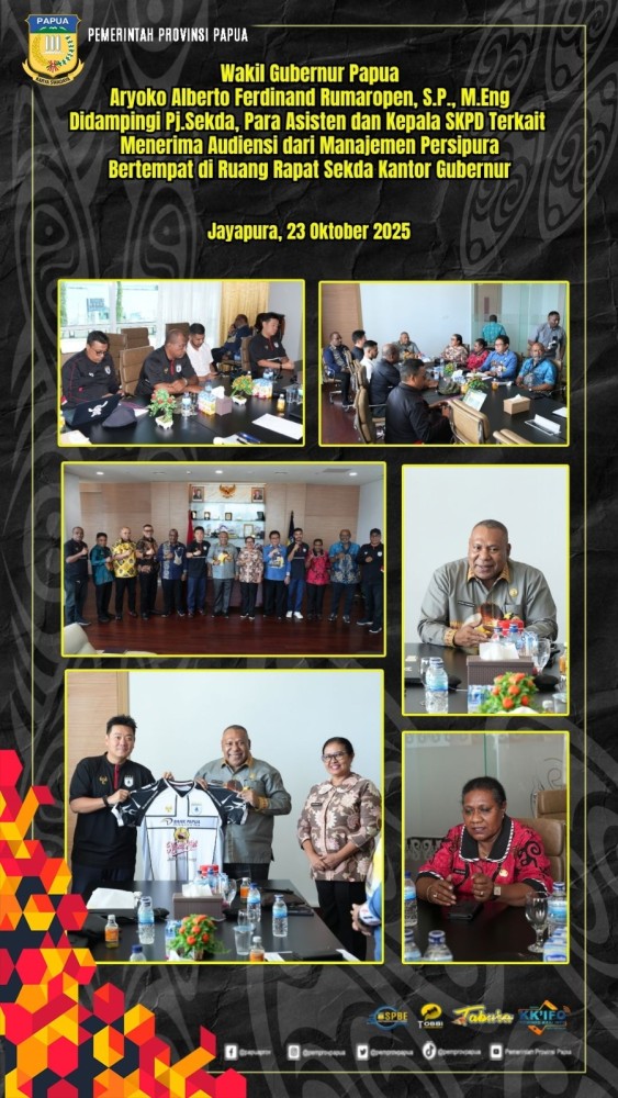 Meeting Persipura Bersama Pemda Provinsi Papua